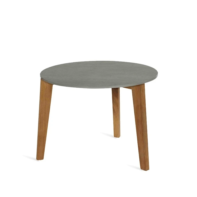 Oasiq ATTOL Beistelltisch Teak/Keramik Ø 60 cm